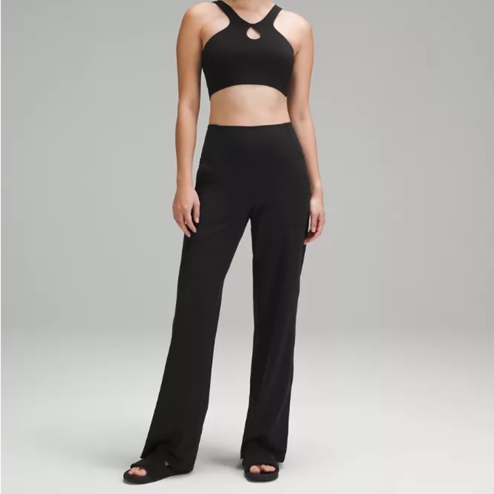 Lululemon Flared Black Track Pants / Leggings size 6